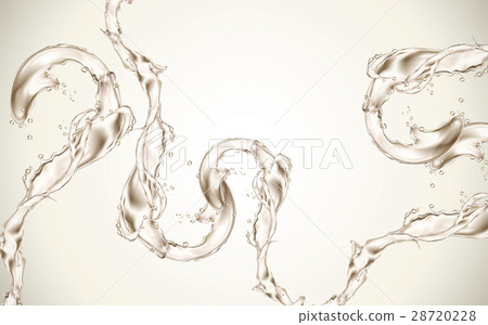 transparent liquid flow 28720228