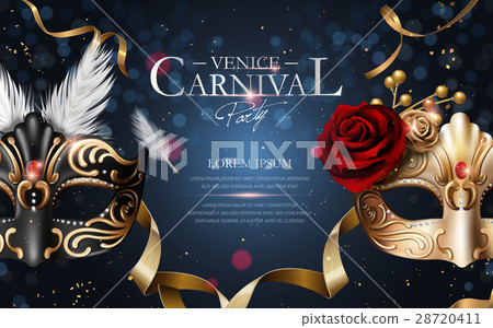 Venice carnival poster Venice carnival poster 28720411