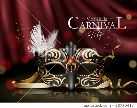 Venice carnival poster 28720412