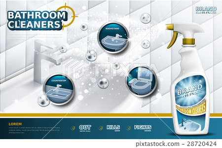 Bathroom cleaners ads 28720424