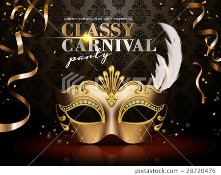Classy carnival party poster 28720476