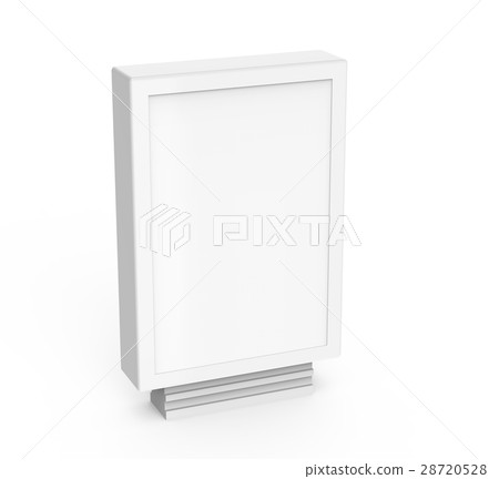 3D rendering light box 3D rendering light box 28720528
