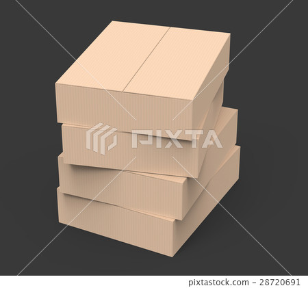 paper box model paper box model 28720691