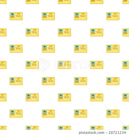 Document taxi driver pattern, cartoon style Document taxi driver pattern, cartoon style 28721234