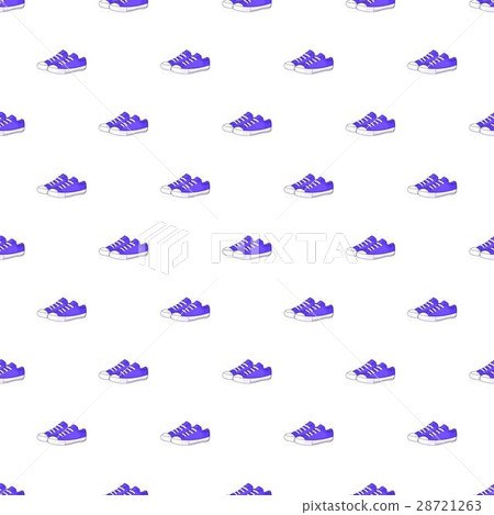 Women sneakers pattern, cartoon style Women sneakers pattern, cartoon style 28721263
