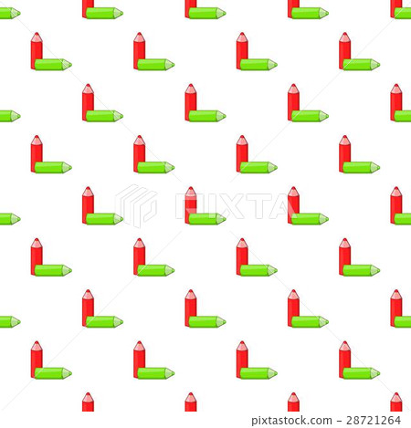 Two pencil pattern, cartoon style 28721264