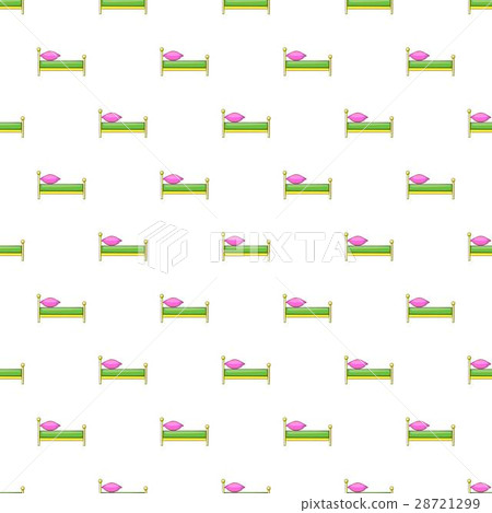 Children bed pattern, cartoon style 28721299