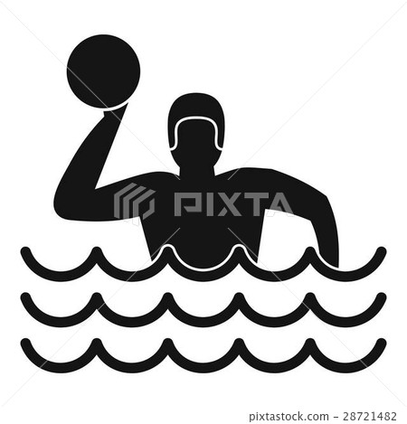 Water polo icon, simple style Water polo icon, simple style 28721482