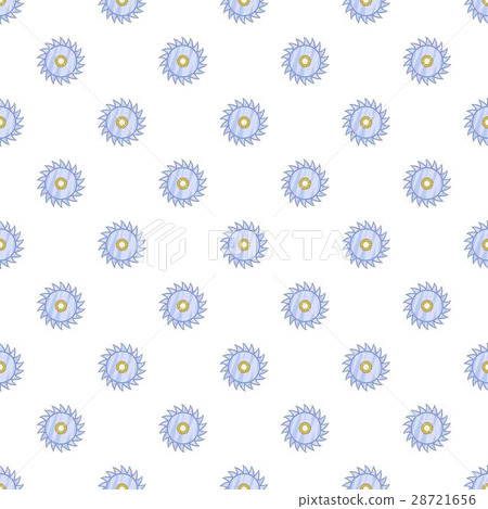 Circular saw blade pattern, cartoon style 28721656