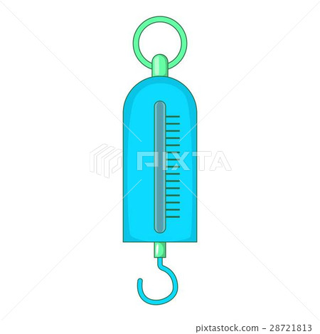 Spring scale icon, cartoon style 28721813