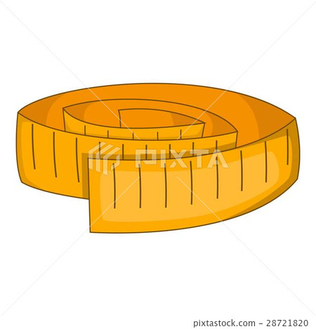 Measuring tape icon, cartoon style Measuring tape icon, cartoon style 28721820