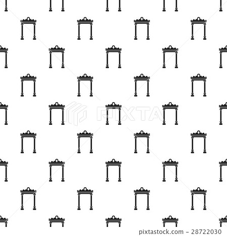 Ornamental arch pattern, simple style 28722030