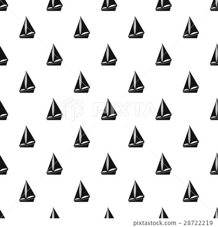 Small yacht pattern, simple style Small yacht pattern, simple style 28722219