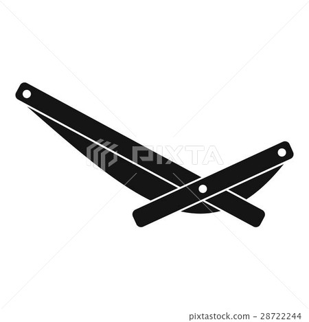 Recliner icon, simple style 28722244