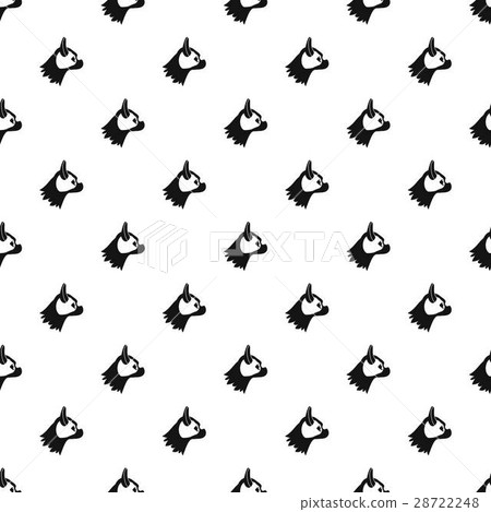 Pug dog pattern, simple style Pug dog pattern, simple style 28722248