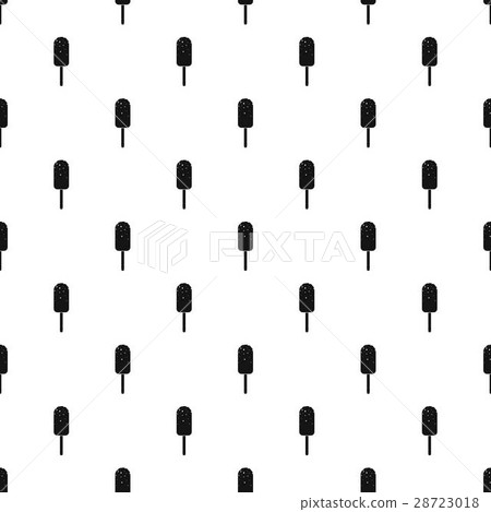 Chocolate ice cream pattern, simple style Chocolate ice cream pattern, simple style 28723018