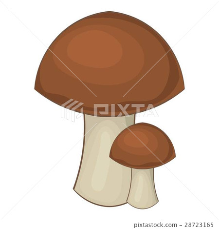 Mushroom icon, cartoon style 28723165
