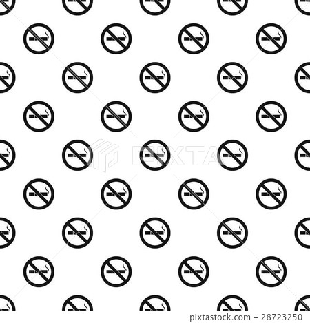 Smoking is prohibited pattern, simple style 28723250