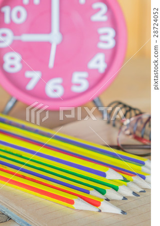 Pencil, Alarm clock Pencil, Alarm clock 28724052