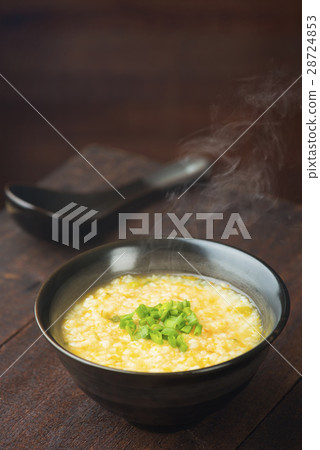 Pumpkin rice porridge bowl 28724853