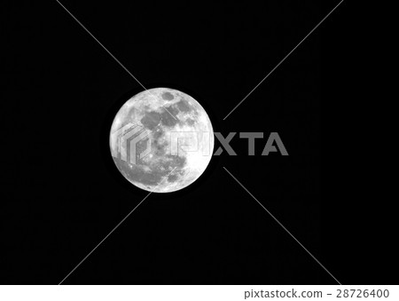Full moon on the dark night 28726400
