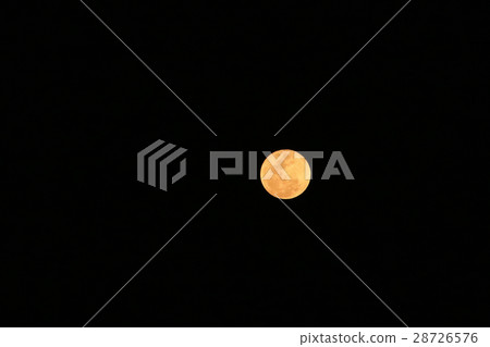 Full moon in the mist on dark night Full moon in the mist on dark night 28726576