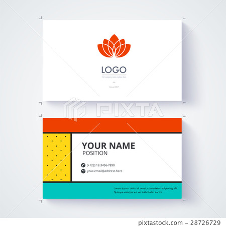 Business card template. Vector illustration. Business card template. Vector illustration. 28726729