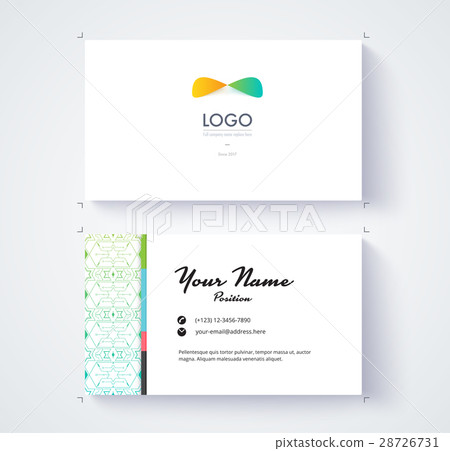 Business card template. Vector illustration. Business card template. Vector illustration. 28726731