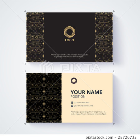 Business card template. Vector illustration. Business card template. Vector illustration. 28726732
