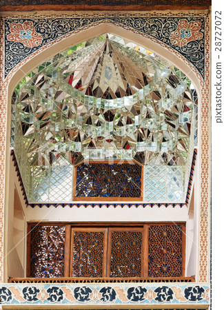 Detail of decorations on Palace of Sheki Khans Detail of decorations on Palace of Sheki Khans 28727072