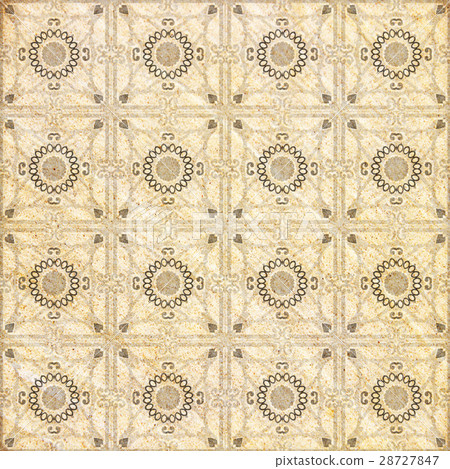 Decorative brown sandstone tile background 28727847