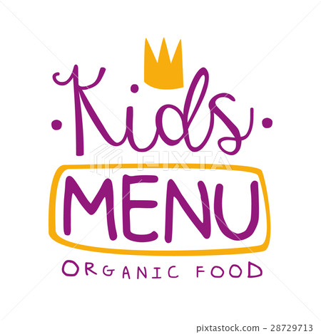 Kids Organic Food, Cafe Special Menu For Children 28729713