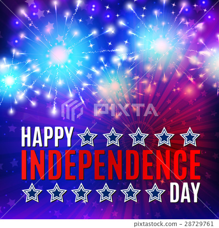 Fireworks background for 4th of July 28729761