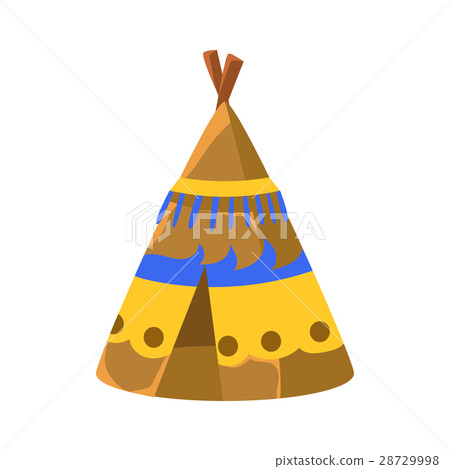 Decorated Wigwam Hut, Native American Indian Decorated Wigwam Hut, Native American Indian 28729998