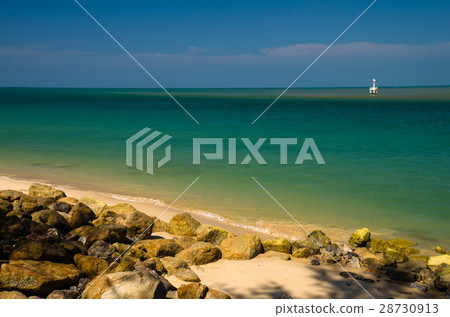 Waves, sea and sky blue 28730913