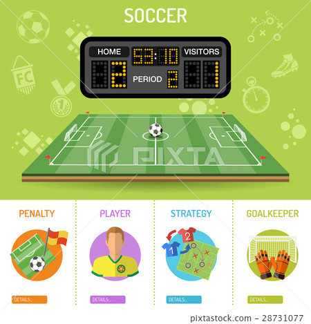 Soccer Banner and infographics Soccer Banner and infographics 28731077