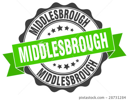 Middlesbrough round ribbon seal Middlesbrough round ribbon seal 28731284