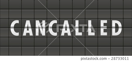 Flight Board Cancelled Flight Board Cancelled 28733011