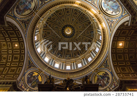 Vatican San Pietro Cathedral Cupola Vatican San Pietro Cathedral Cupola 28733741