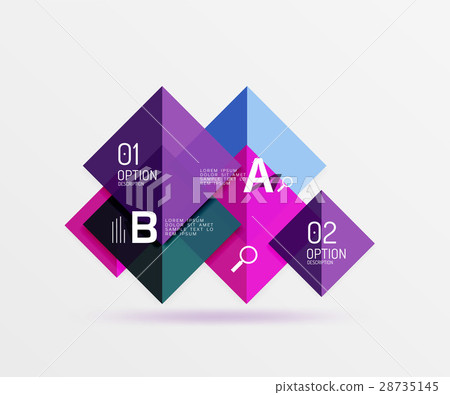 Vector square banner 28735145
