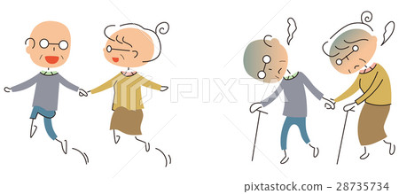 沒有精力充沛的老年人和老年人 28735734