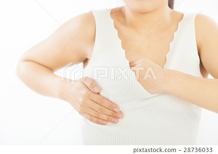 關心自己乳房的女性 28736033