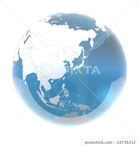 地球，世界，亞洲國家 28736312