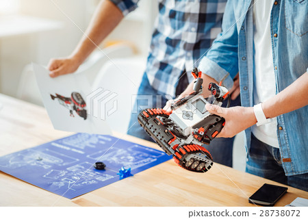 Professional engineers workign together Professional engineers workign together 28738072