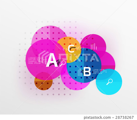 Circle geometric abstract background Circle geometric abstract background 28738267