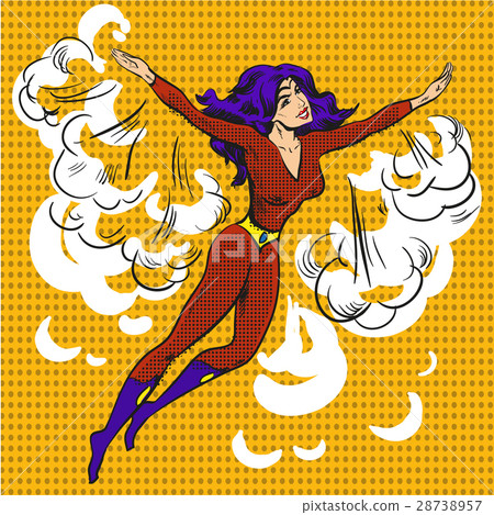 Vector hand drawn cartoon character pop art 28738957