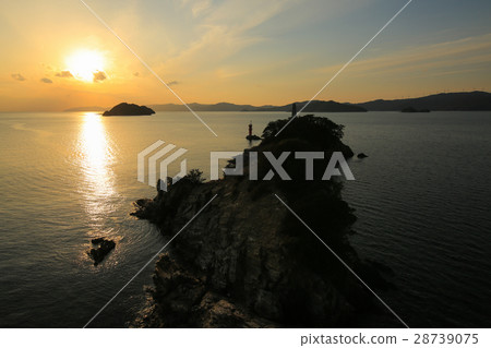 Sunset from Suwasaki, Yawatahama, Ehime Prefecture Sunset from Suwasaki, Yawatahama, Ehime Prefecture 28739075
