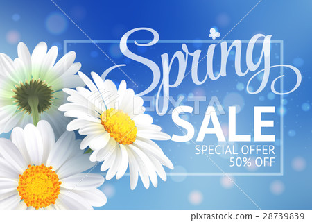 Springr sale concept. Summer background with Springr sale concept. Summer background with 28739839