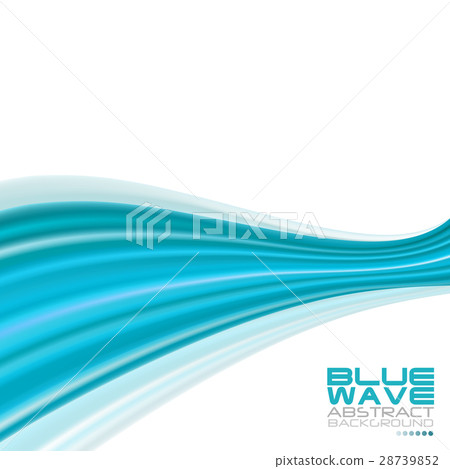 Abstract background with blue waves Abstract background with blue waves 28739852