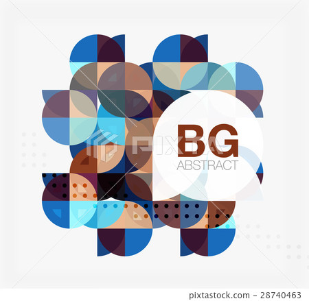 Vector modern elegant circle banner Vector modern elegant circle banner 28740463